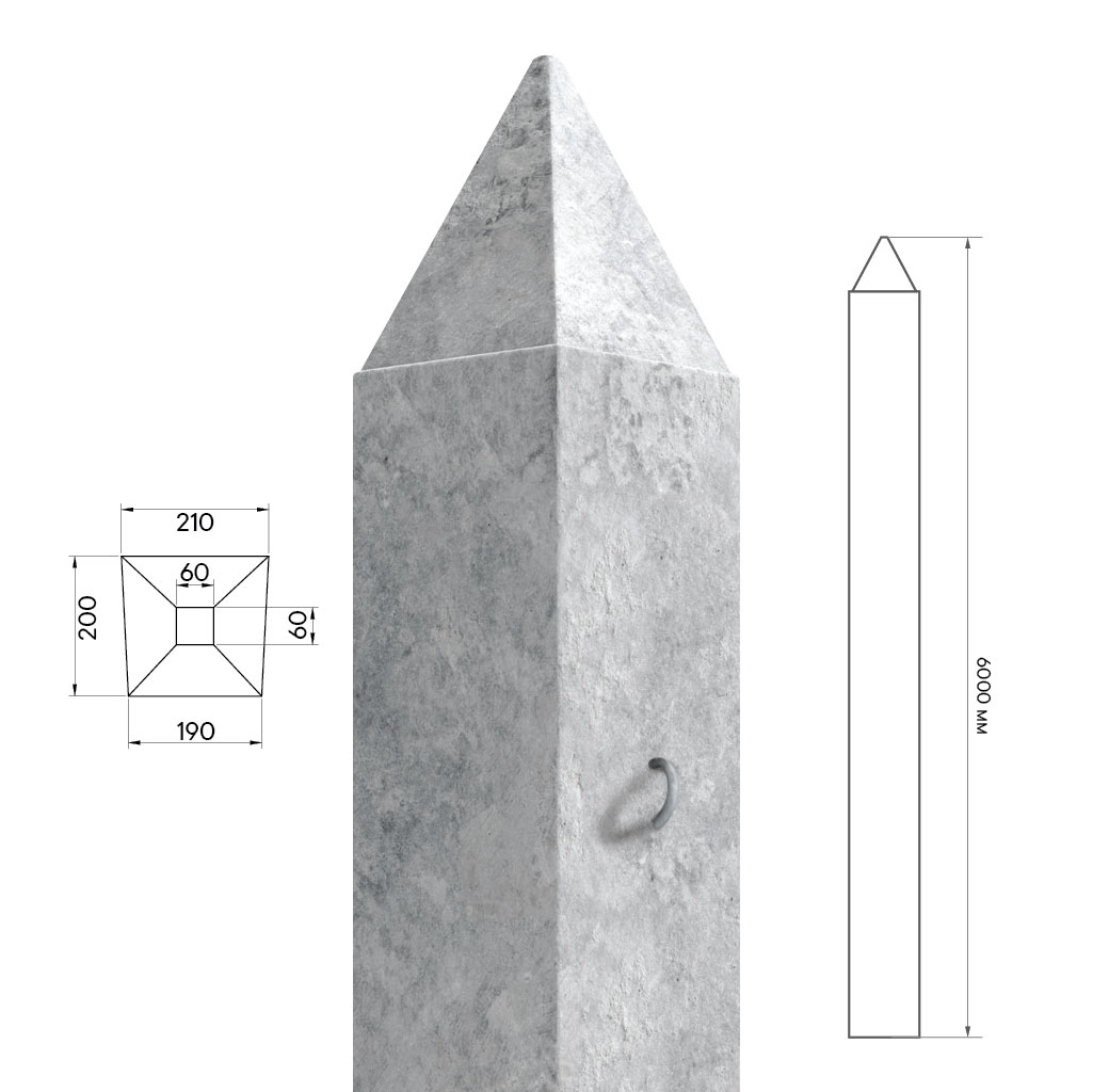 ЖБ сваи С60.20 (200х200 6000)